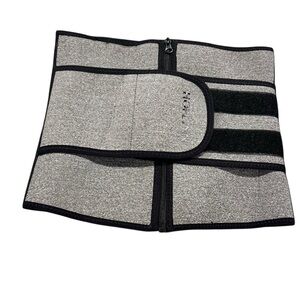 HOPLYNN Neoprene Waist Trainer Corset Zip & Hook Closure Size Medium